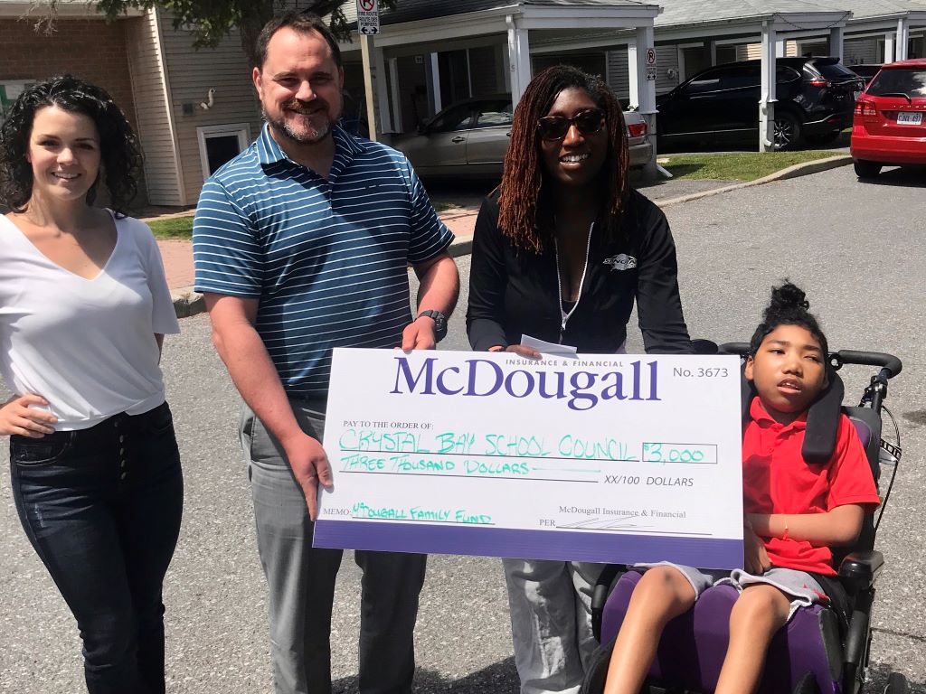 Crystal Bay School wins 2nd place in the McDougall Family Fund