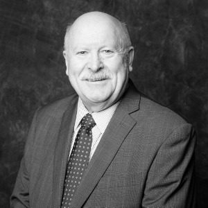 George Hutchison, black and white background