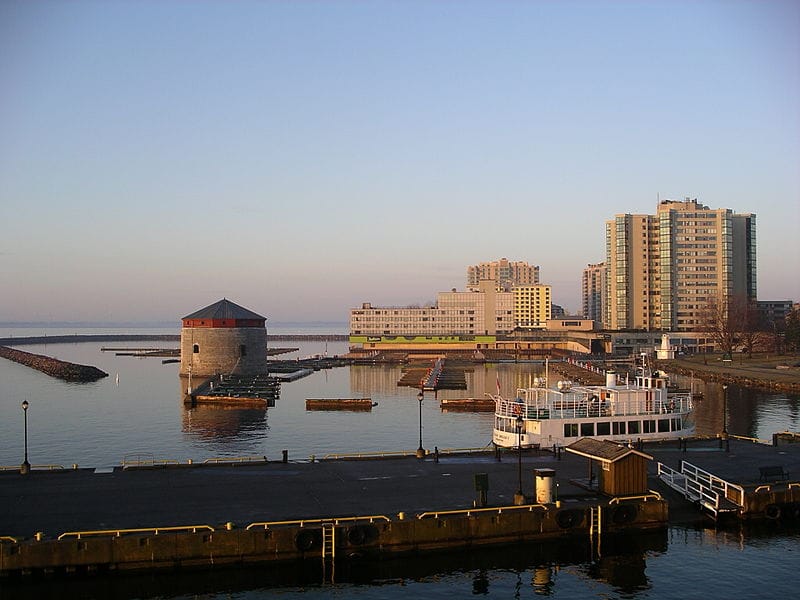 View of waterway in Kingston Ontario