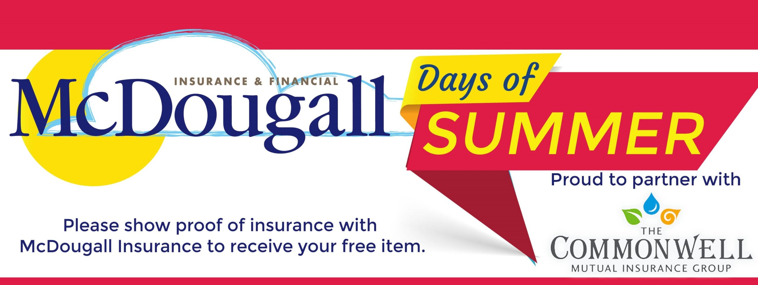 Days of Summer ad to receive free item