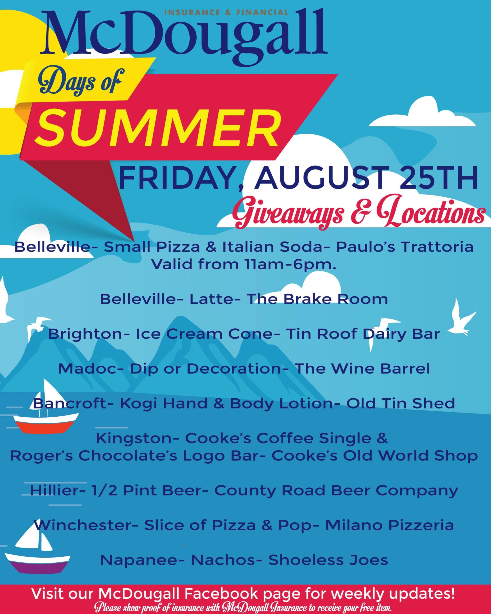mcdougall days of summer august 25th