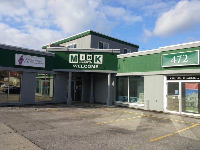 Mink Insurance Services Ltd. building from street