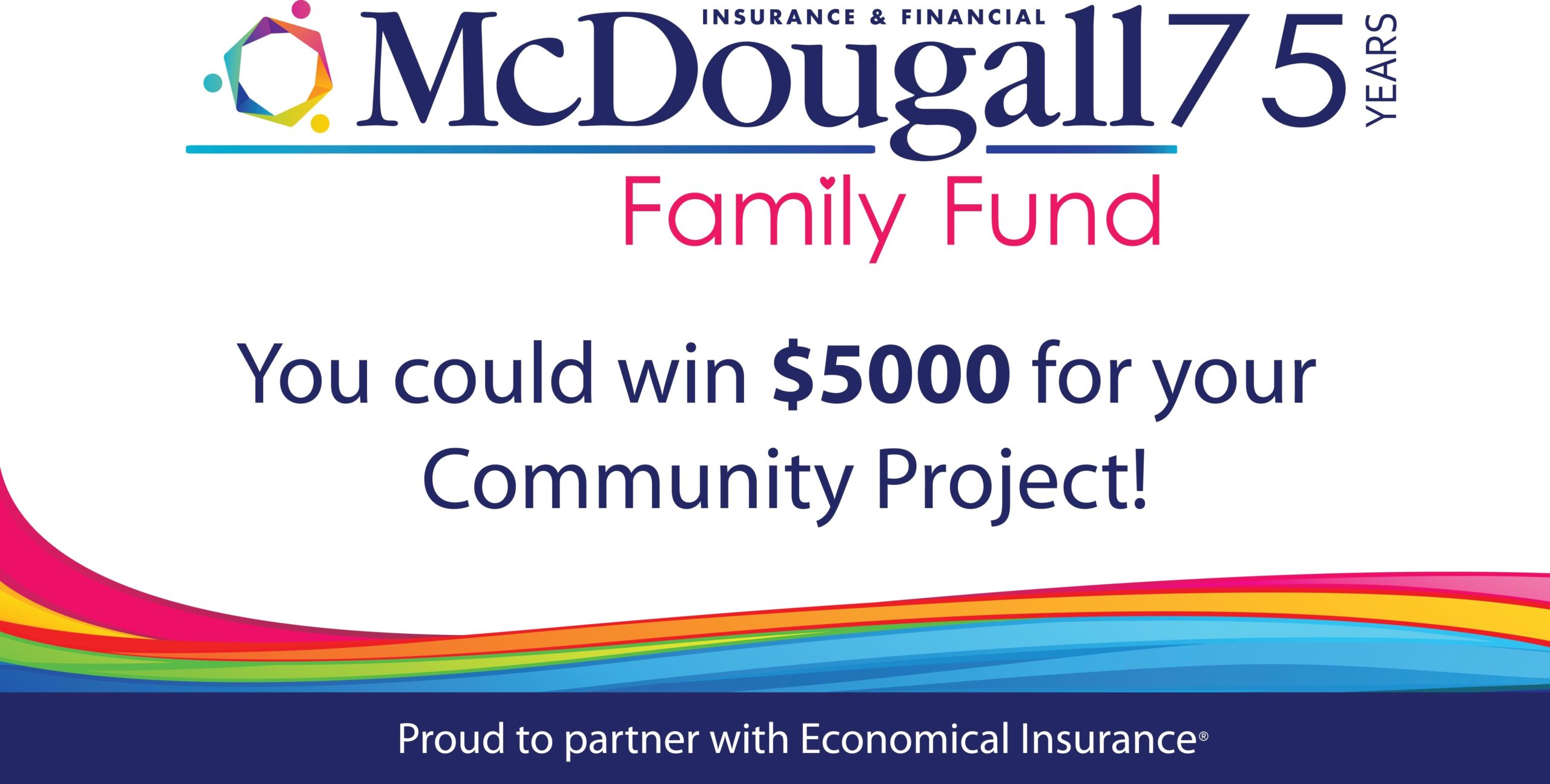 McDougall Family Fund 2021 FB ad showing a $5000 prize for your community project