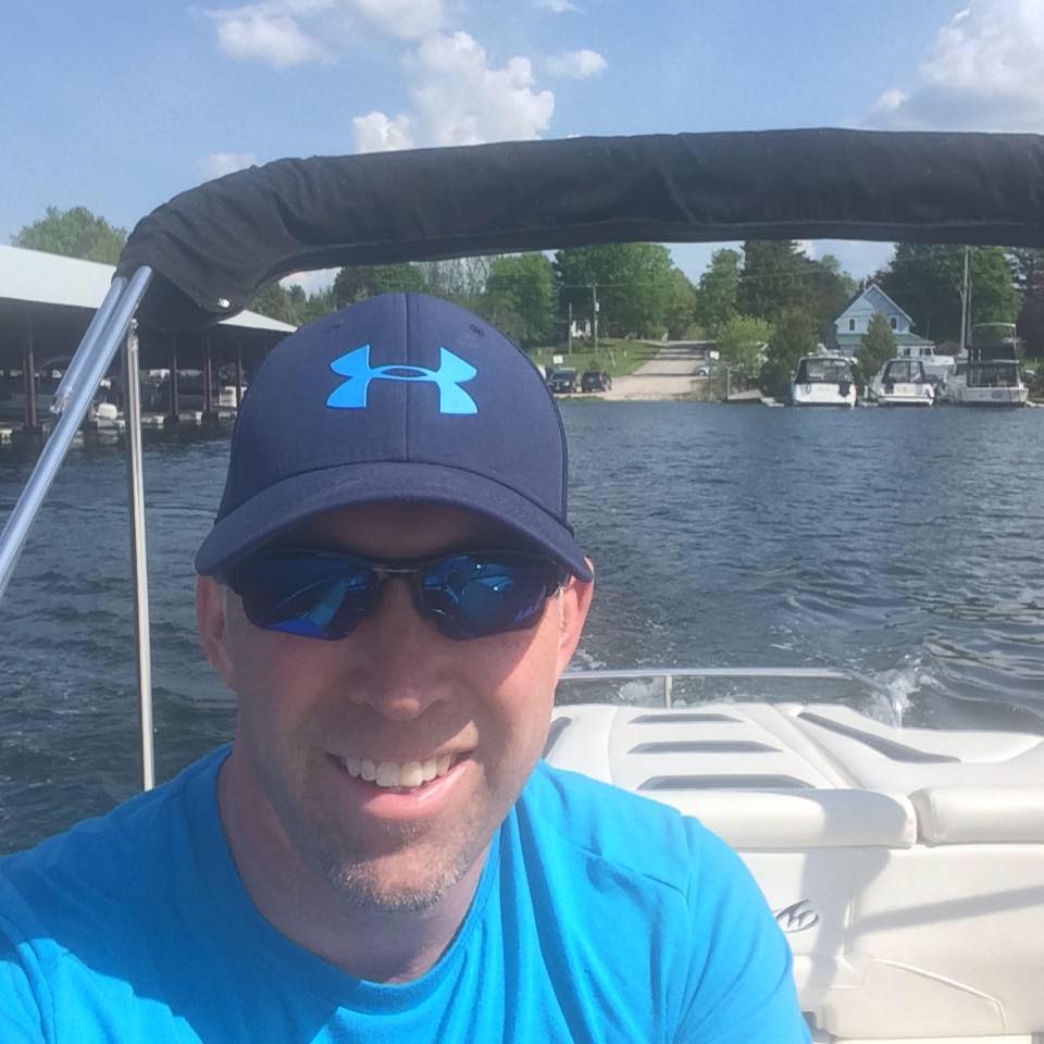 Jason Schooley boating