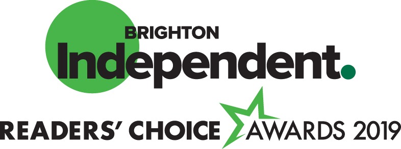 Award logo for Brighton's 2019 award for best insurance brokerage