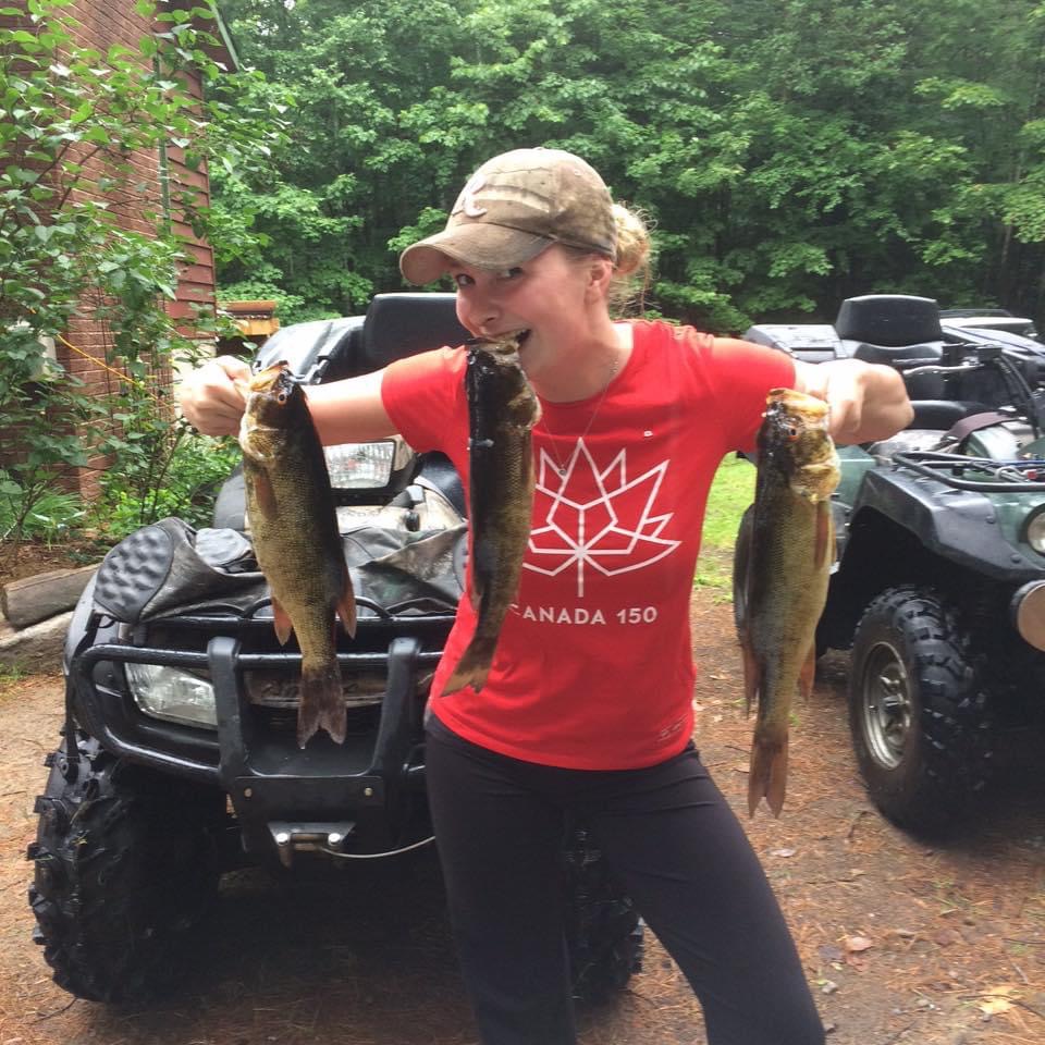 Rebecca Slaughter fishing
