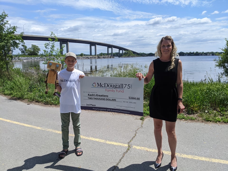 Kash Kreations wins $2000 from McDougall Community Contest