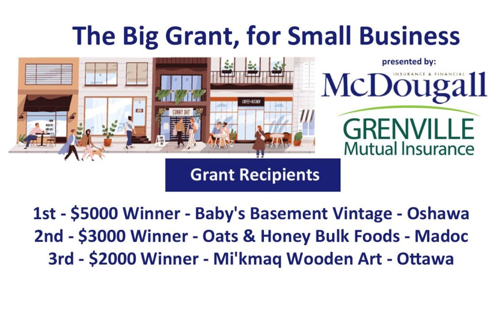 the winners of the big grant for small business in 2022