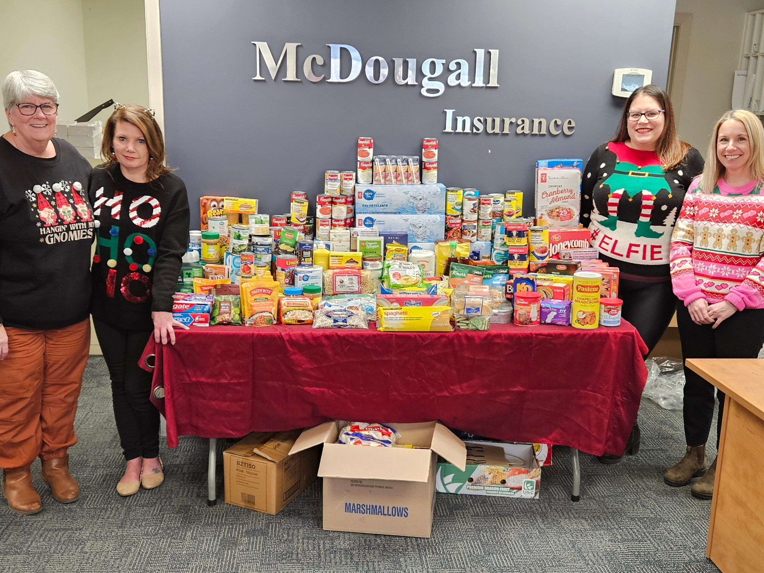 McDougall Insurance Arnprior donates to their local foodbank in 2023