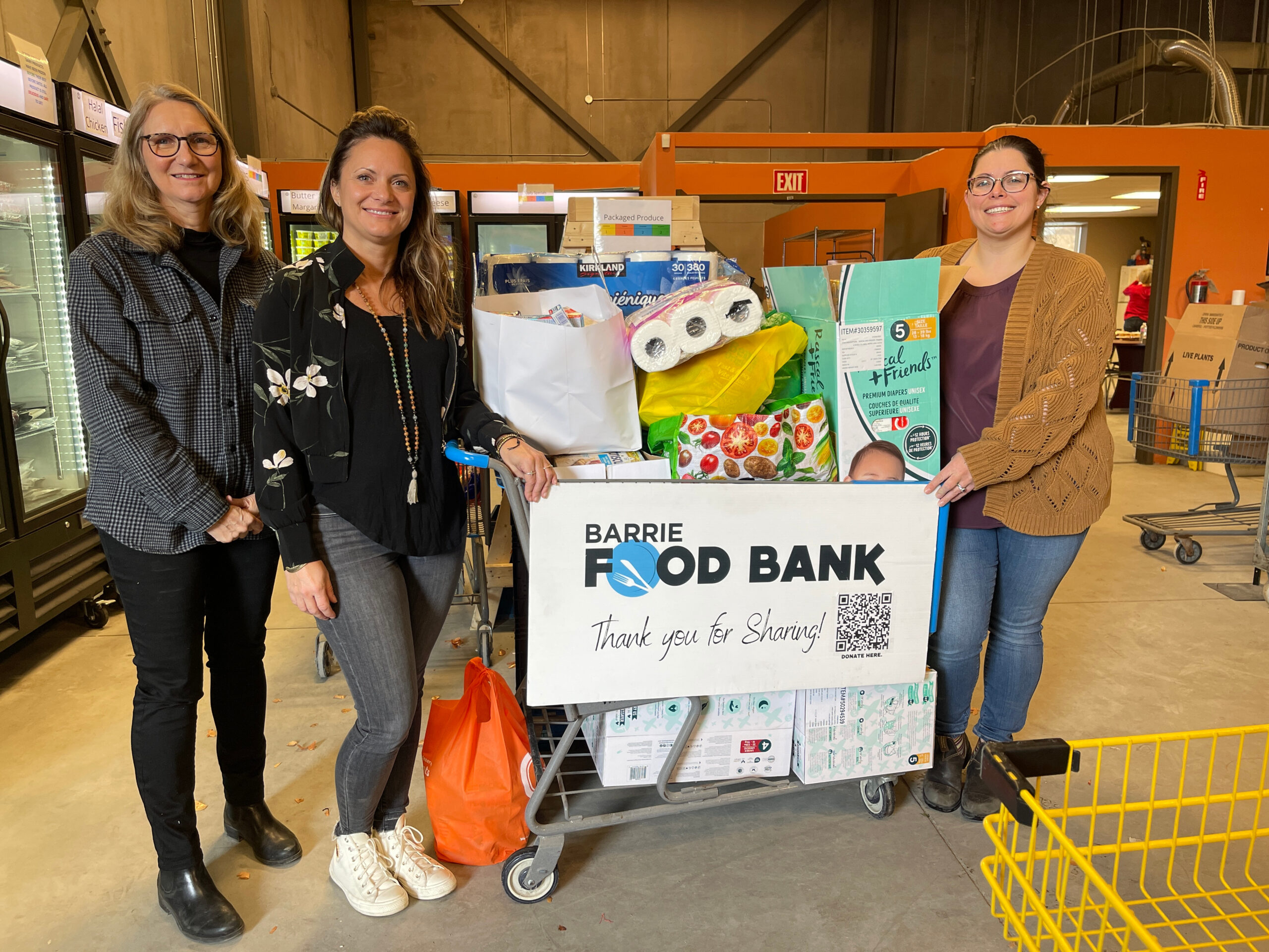 McDougall Insurance Barrie donates to local foodbank